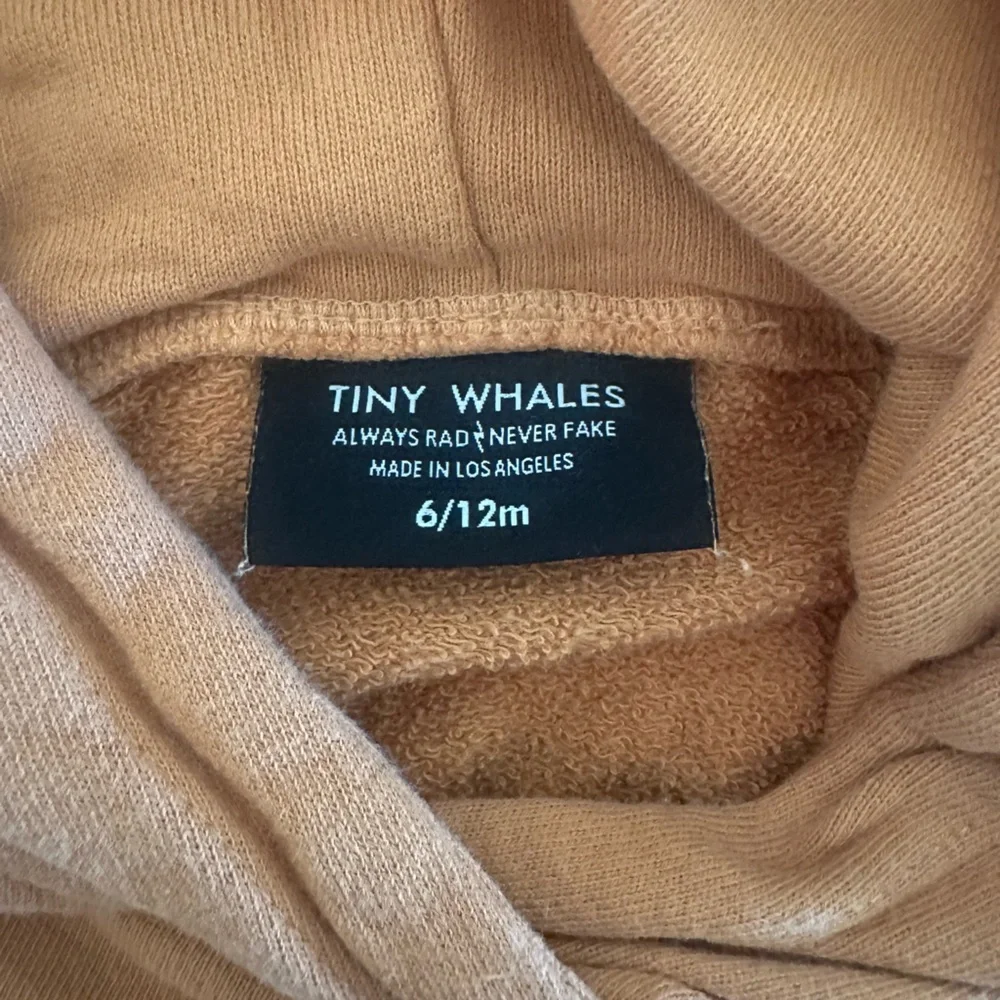 Tiny Whales Rust Hoodie & Jogger Set (6–12M) - Picture 3 of 7